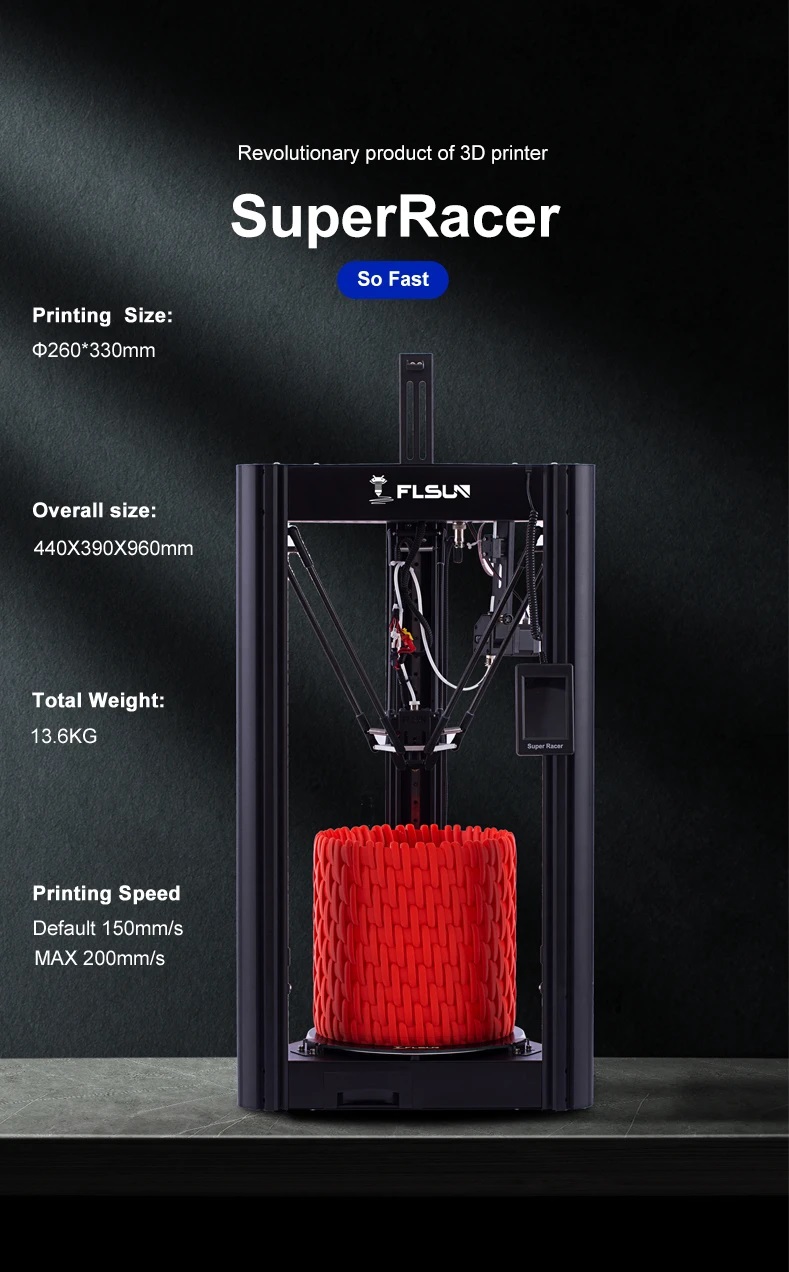 stampante flsun Stampante 3D FLSUN Super Racer (SR)
